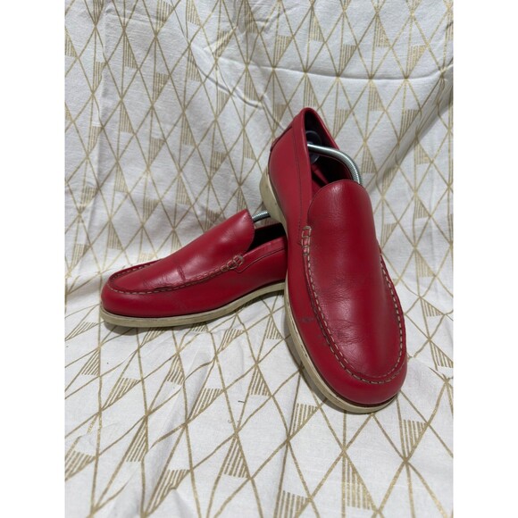 Cole Haan Other - Cole Haan Mens Resort Red Loafers 11M Slip On Driving Moccasins Casual Shoe